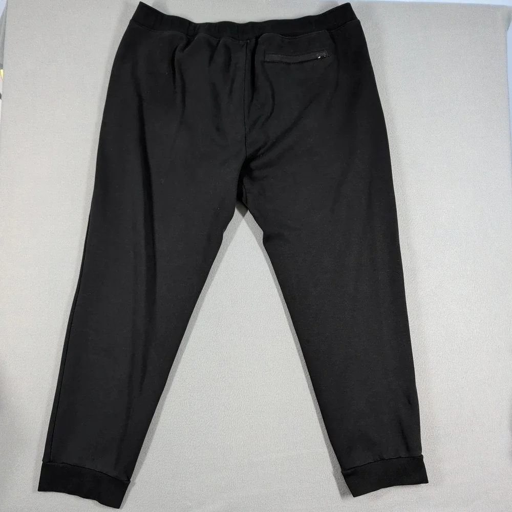 Polo Ralph Lauren Joggers‎ Mens 2XLT Black Gold Spell Out Logo Sweatpants Tall